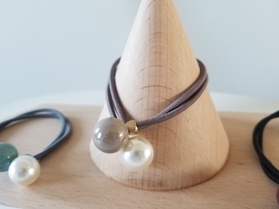 Pearl Hair Bobbles, High Quality Artificial Pearl Hair Tie, Simple and Elegant, For Teens, Moms, Daughters, Girlfriends, Pain Free Hair Band
