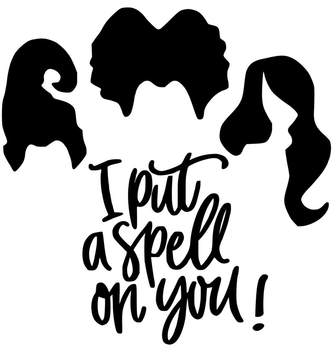 hocus pocus t shirt i put a spell on you