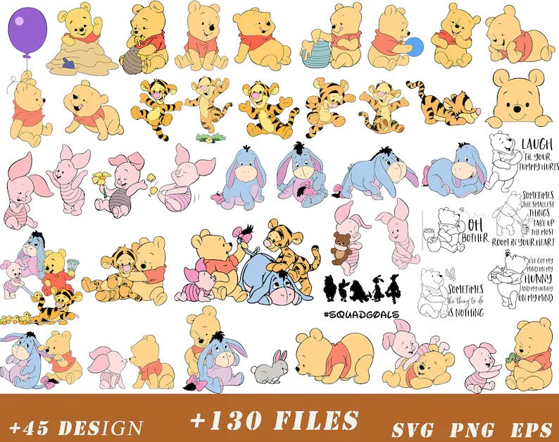Decorative Paper, Winnie the Pooh , With Love, Gift Wrapping Paper