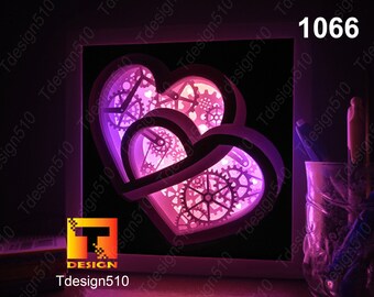 Silhouette Svg Shadow Box Hades Paper Cut Light Box Template Files 3D ...