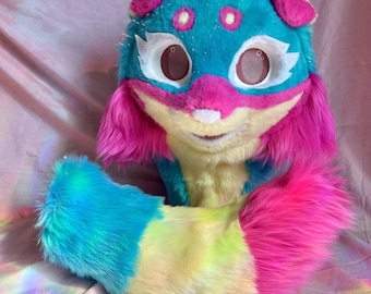 Kemono Fursuit Testa con Coda