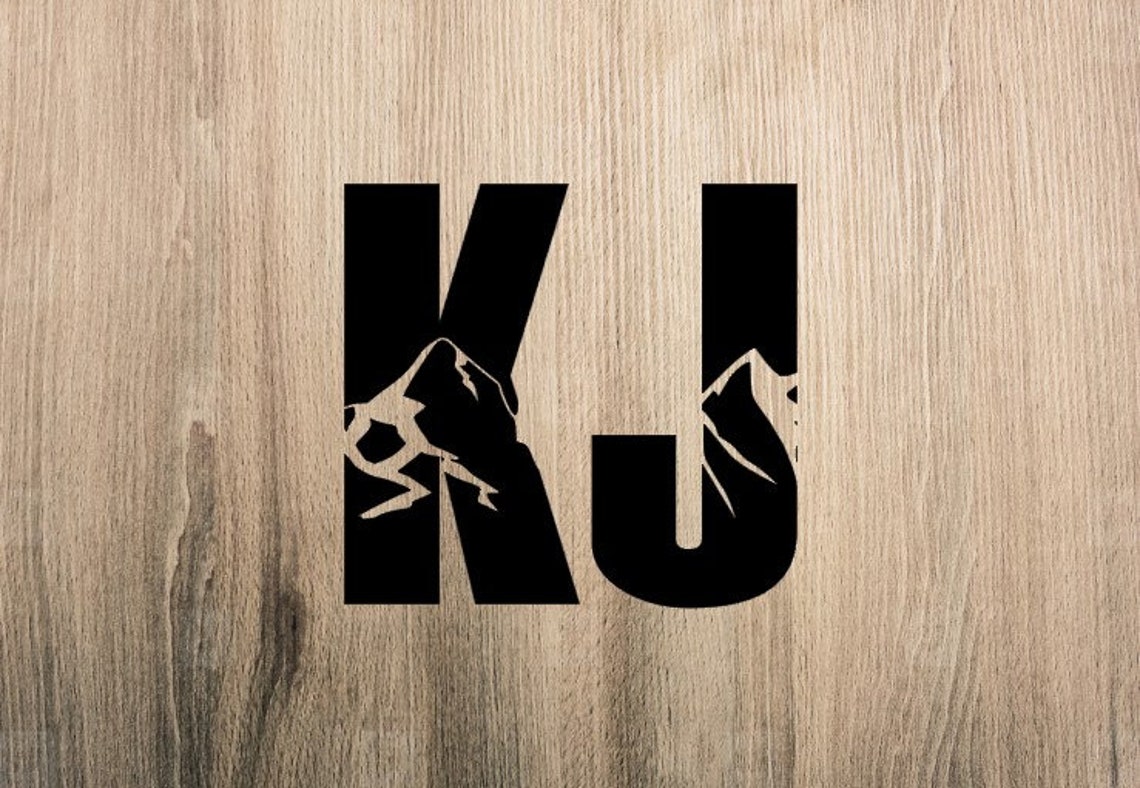 Jeep Abbreviation Vinyl Decals Cj Jk Kj Kk Kl Lj Mj Etsy