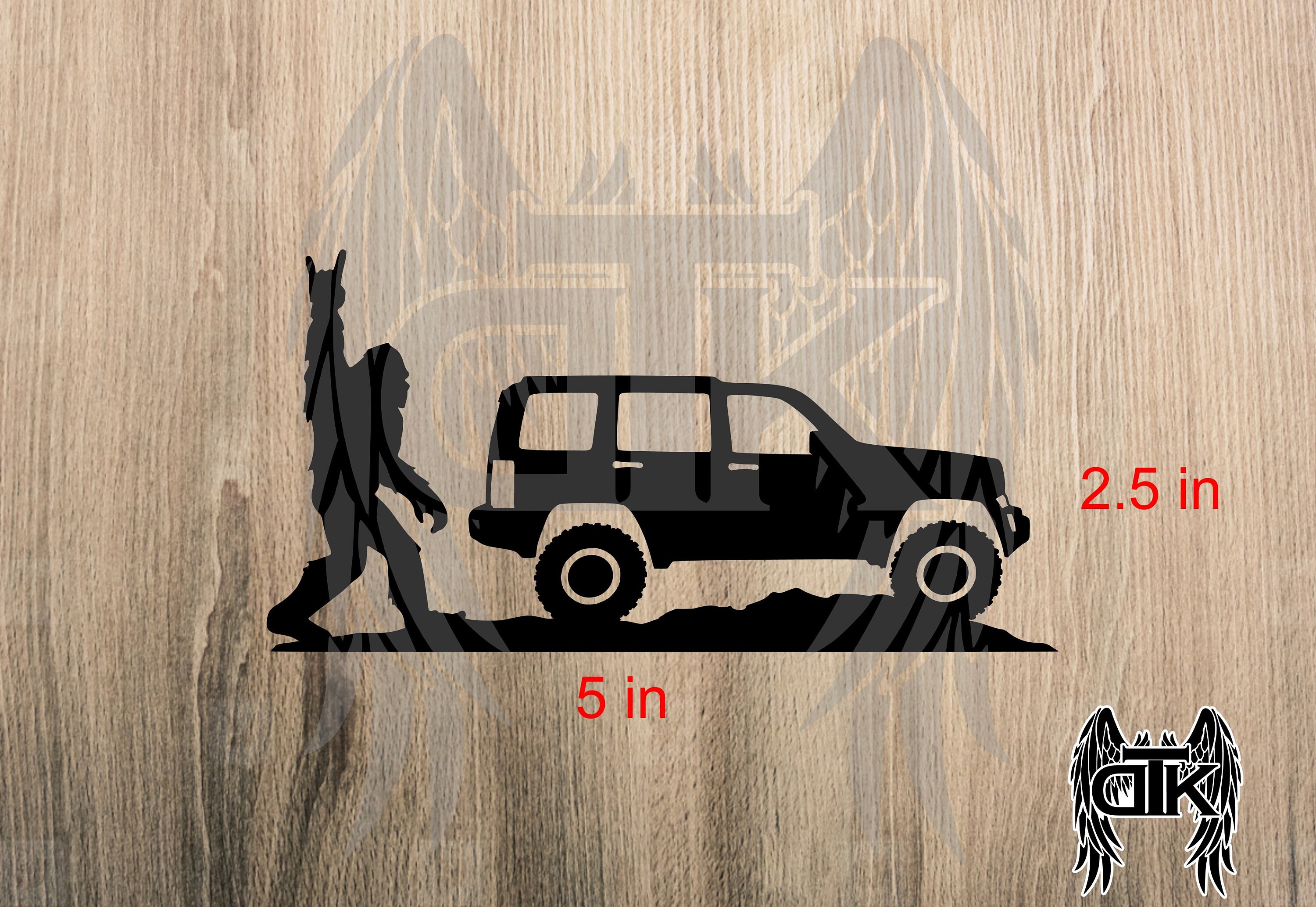 Jeep Liberty KK climbing on windshield decal Liberty Etsy
