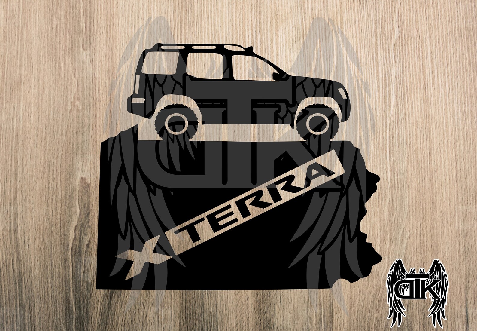 Xterra Riding on Pennsylvania decal Nissan Xterra Silhouette Etsy