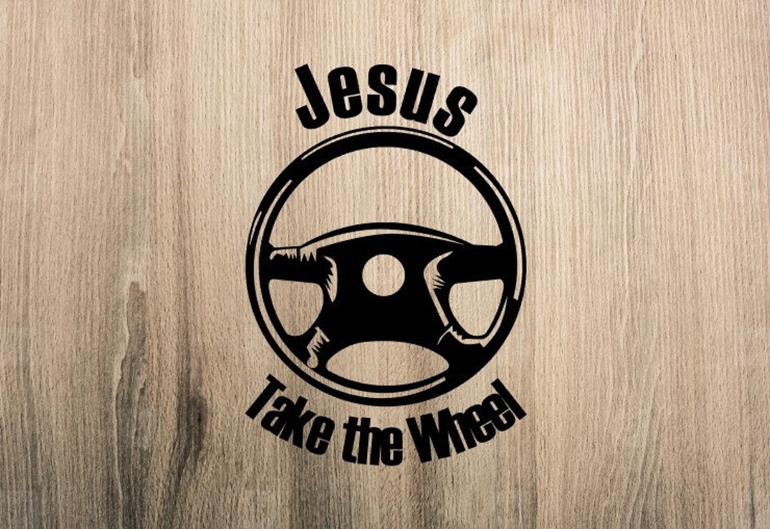 Jesus Take the Wheel Vinyl Decal Religious Decal Etsy