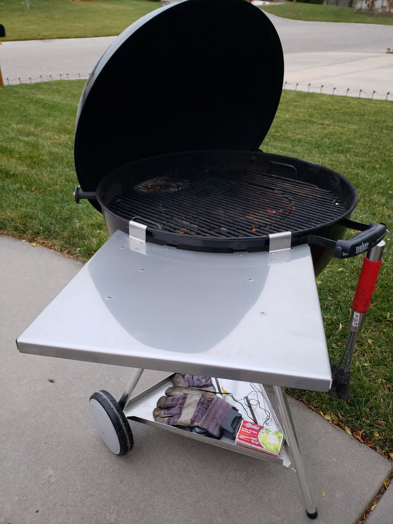 Side Table for er Charcoal Kettle Grill 22 and Etsy