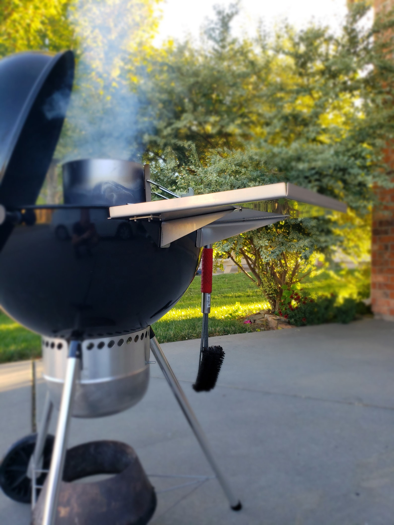 Side Table for er Charcoal Kettle Grill 22 and Etsy