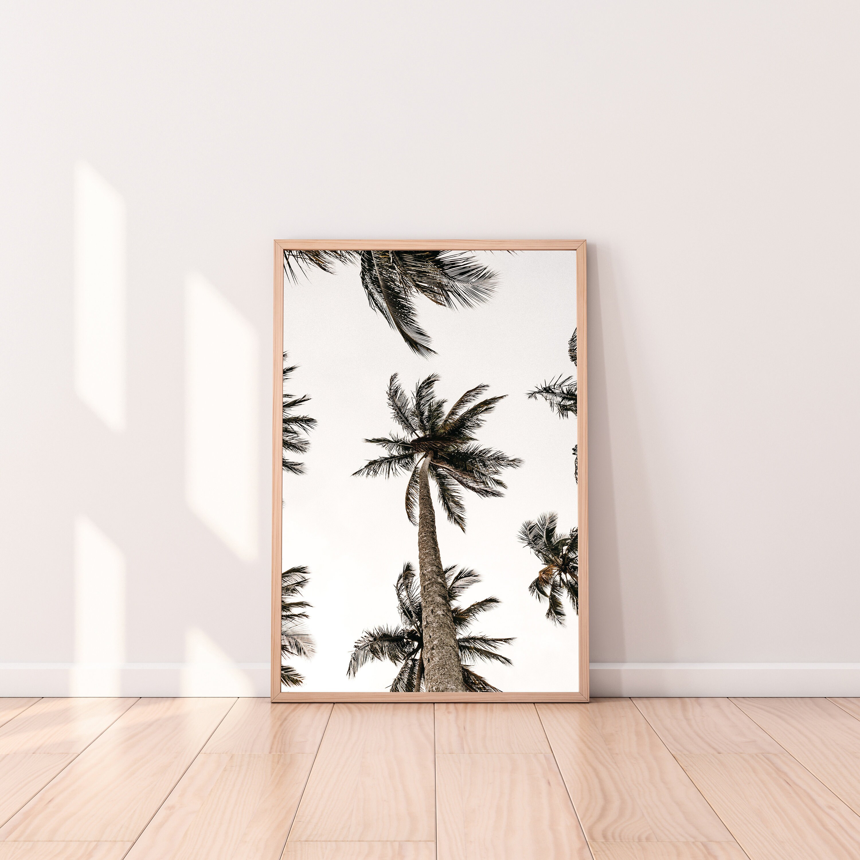 Palms Print Palms Wall Art Wall Art Photo Modern Minimal | Etsy
