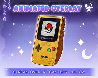 Gelber Gameboy Sticker