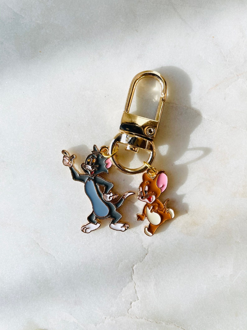 Jerry Tom and Jerry AirPods Accessory |Tom Key Ring Air Pods Key Chain Key Chain