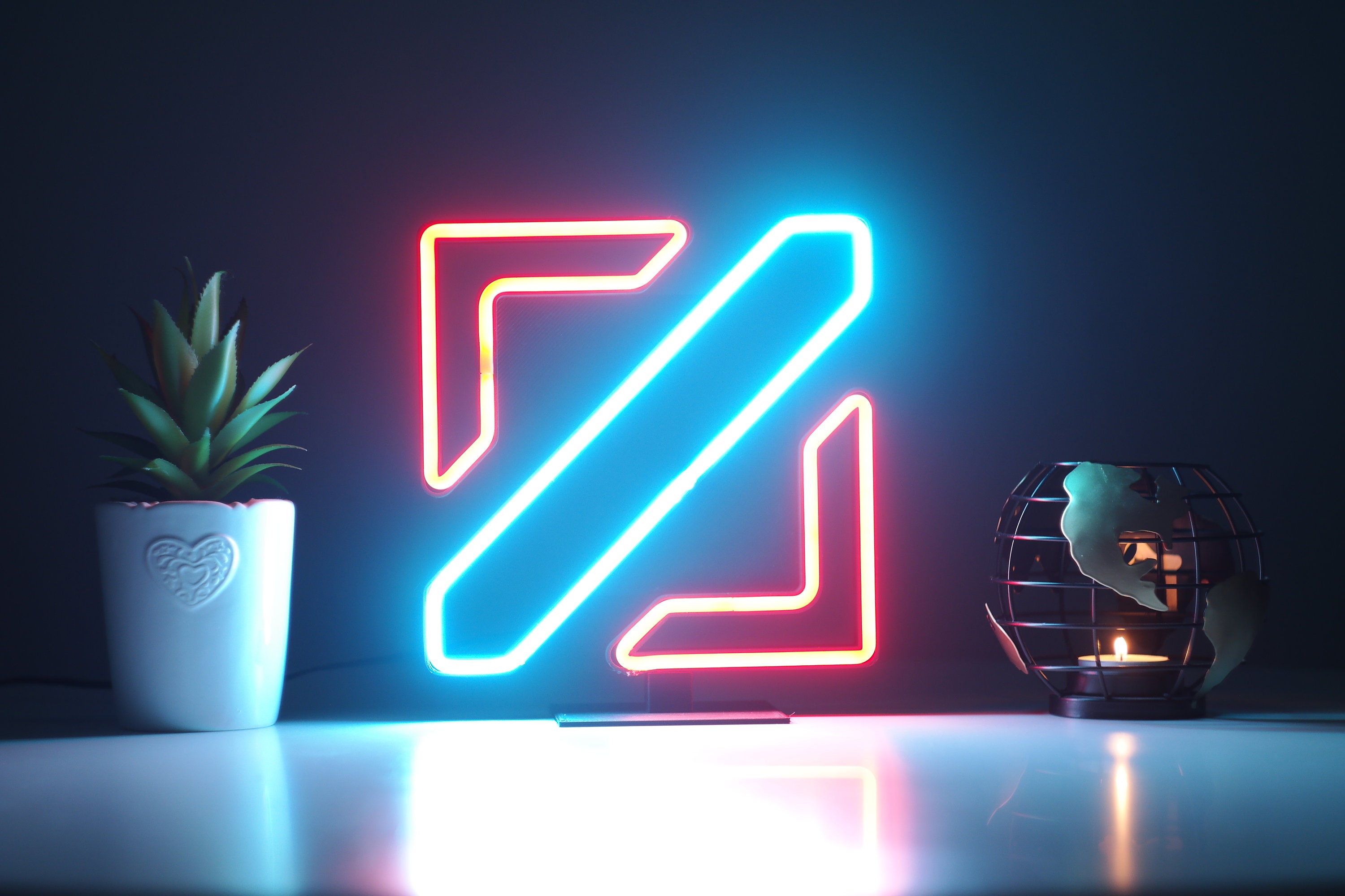 League of Legends Neon Sign Wall Decor LED Desk Lamp MID role | Etsy