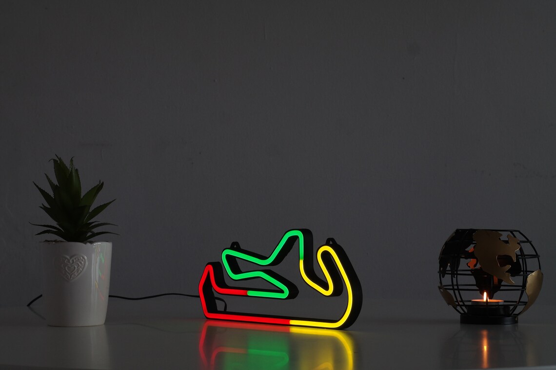 Neon F1 Sign Led Wall décor Portimao Track Portugal Grand Prix | Etsy