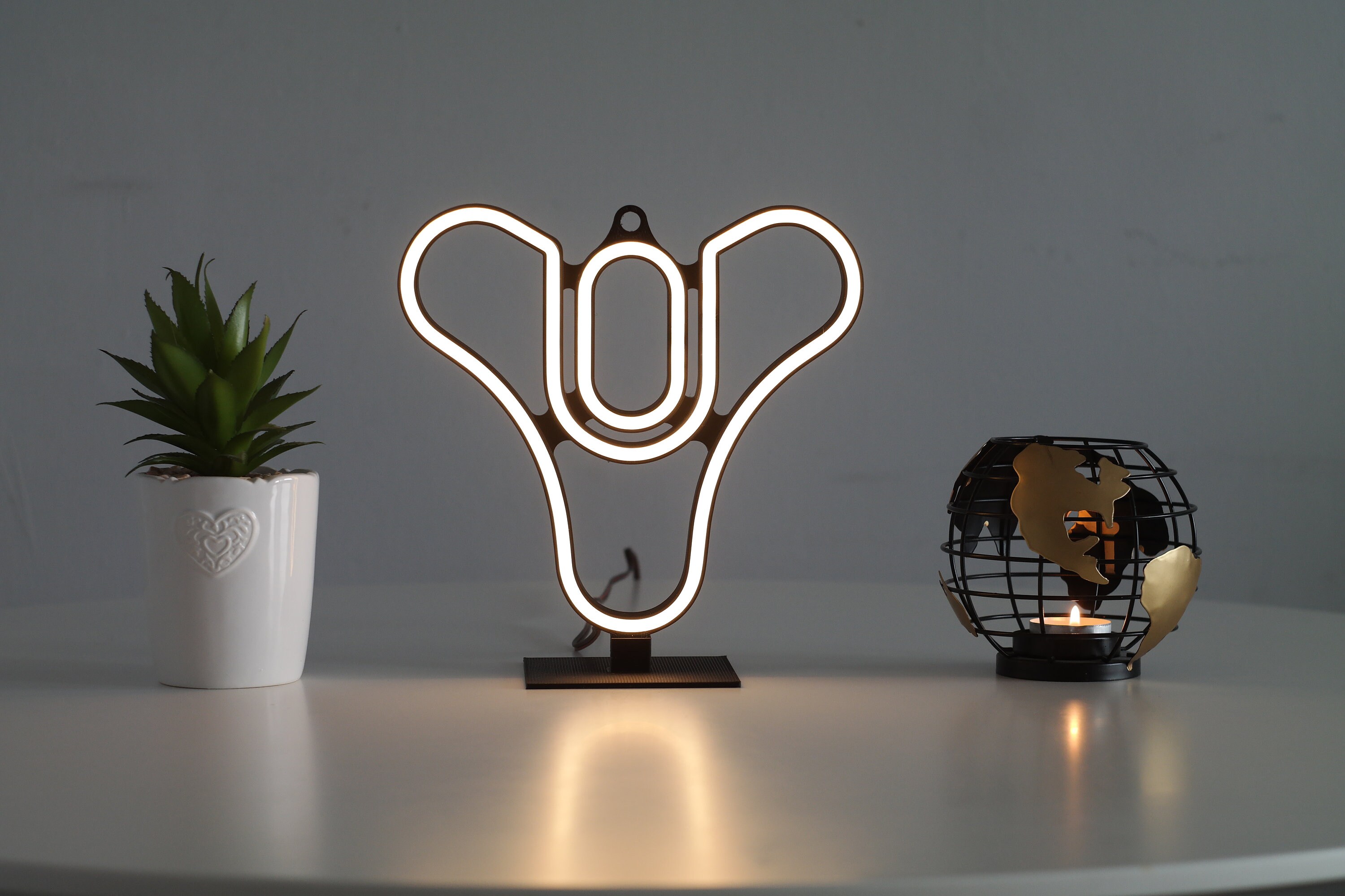 Destiny LED Neon Sign Wall Decor Desk Lamp Gaming Light Gift Etsy