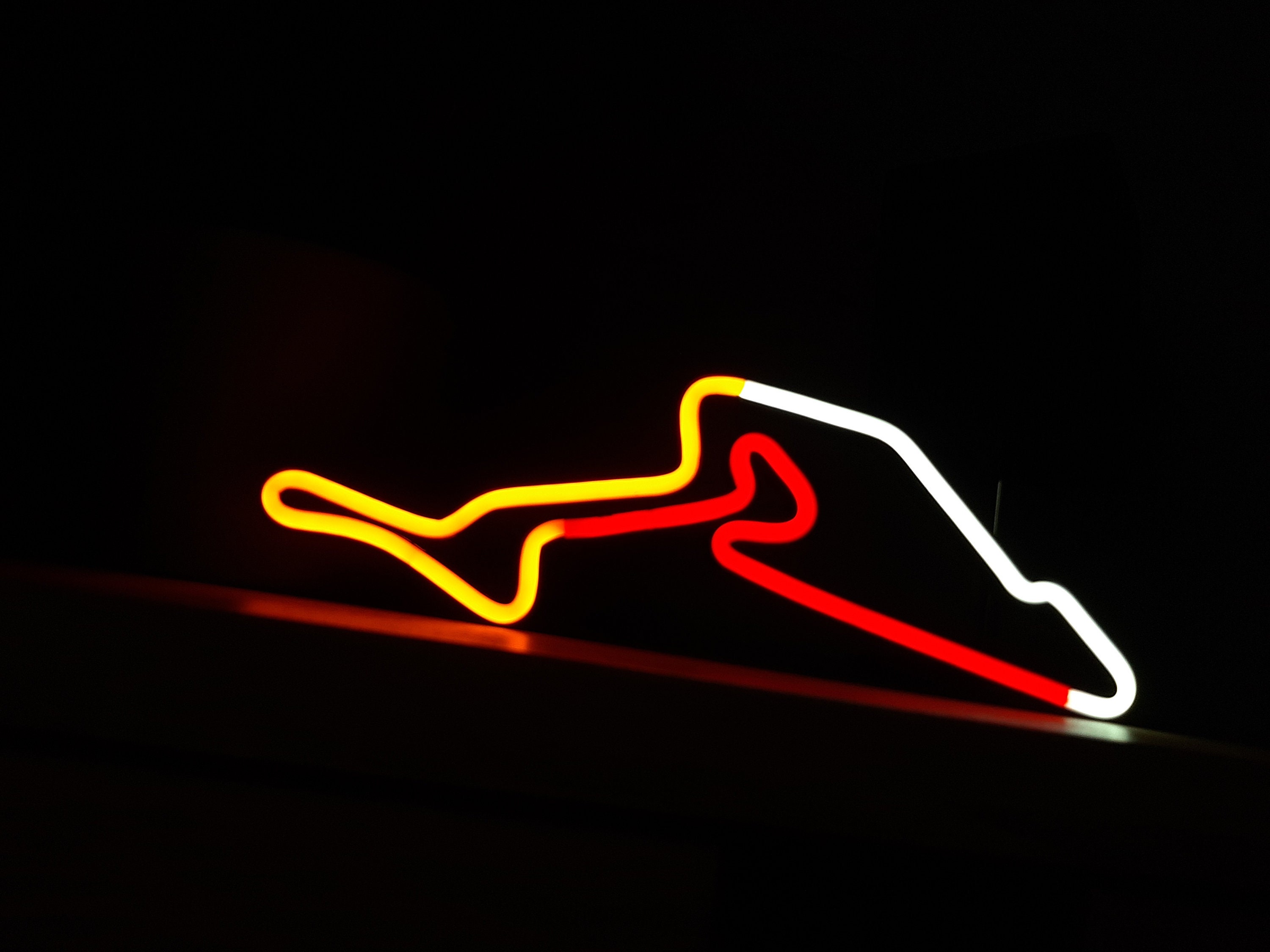 Neón F1 Signo Led pared decoración Nurburgring Grand Prix | Etsy