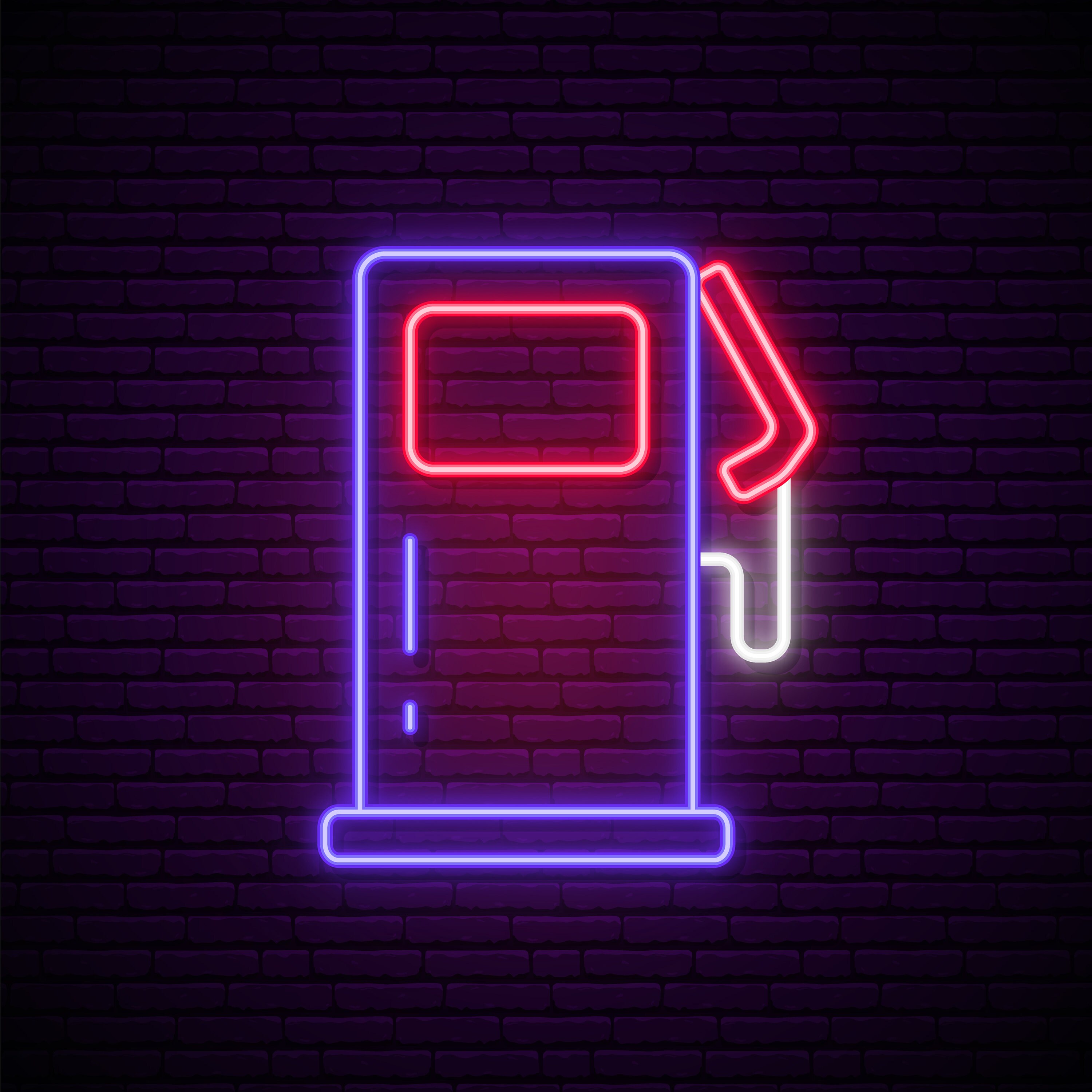Gas Station Neon Led Etsy