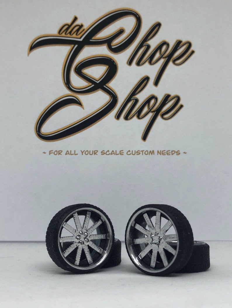 3D printed wheels for 1/25 scale model Etsy