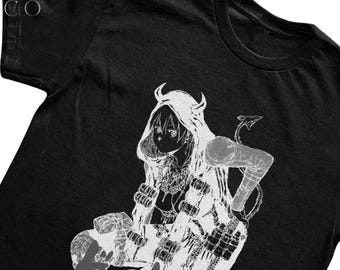 DEVIL NIKAIDO Dorohedoro T-shirt in BLACK