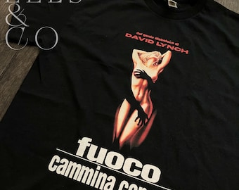 Fire Walk With Me Italian Promo tee TWIN PEAKS  - choose your tshirt style