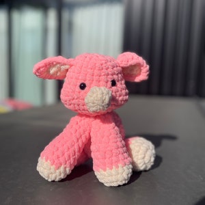 Plush Crochet Pig image 6