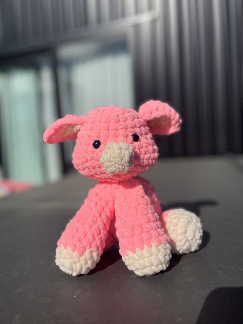 Plush Crochet Pig image 5