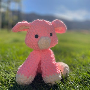 Plush Crochet Pig image 1