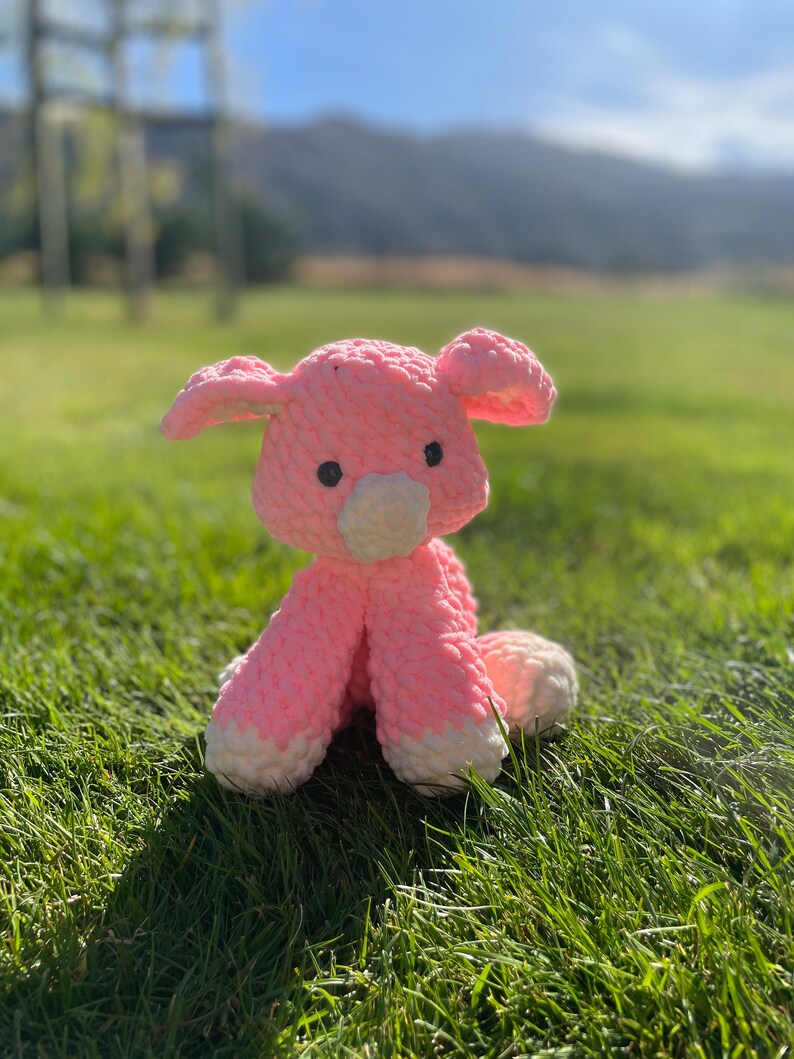 Plush Crochet Pig image 2