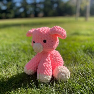 Plush Crochet Pig image 3