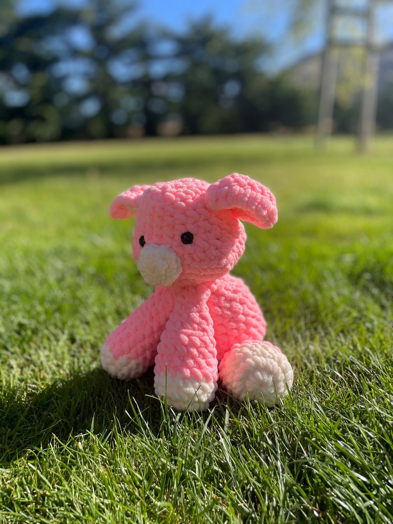 Plush Crochet Pig image 3