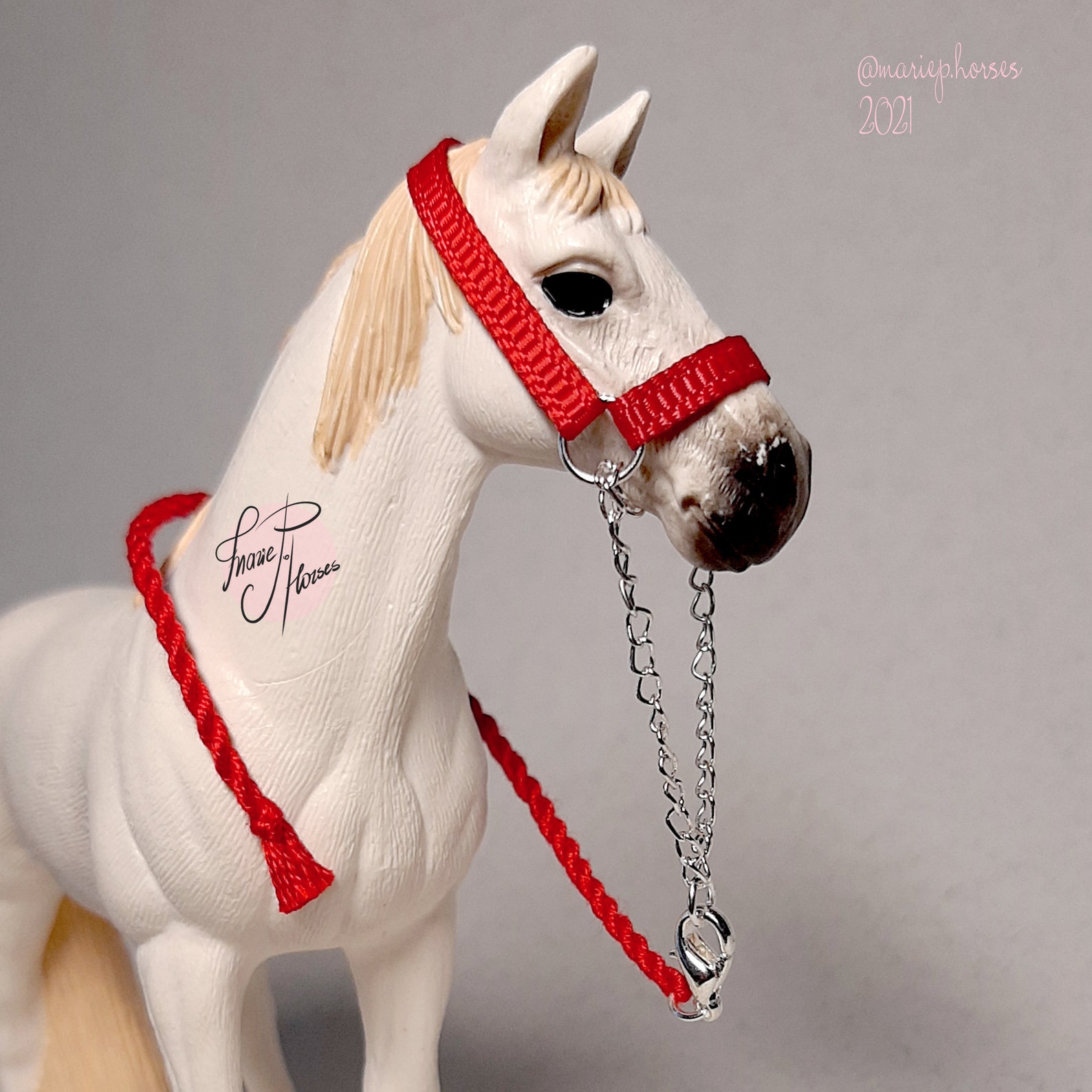 Schleich Show Halter & Lead Rope set 58 colors Schleich Etsy