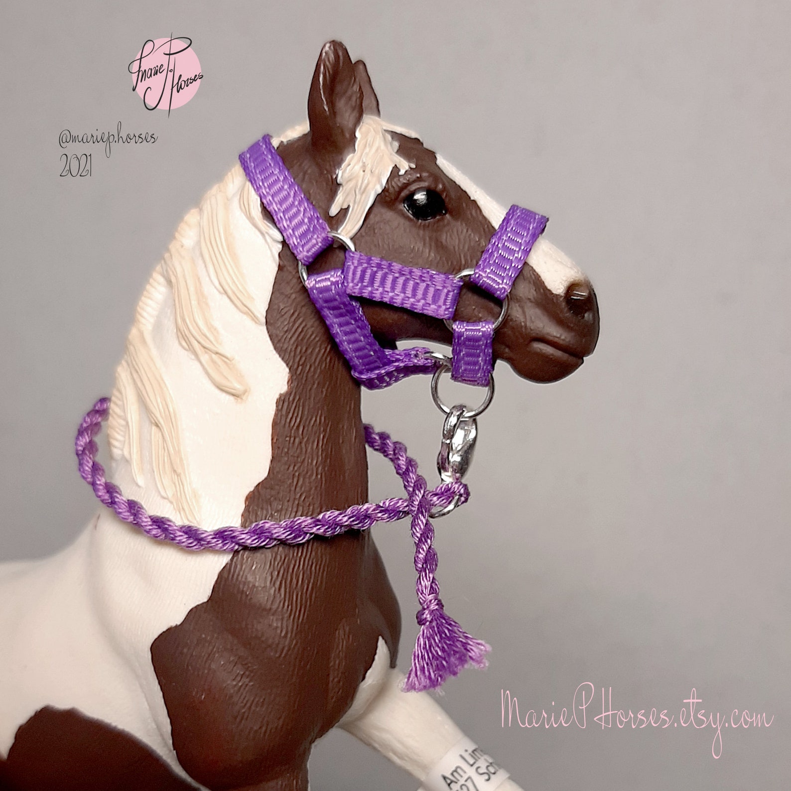 Schleich Halter & Lead Rope set 58colors model horse Etsy