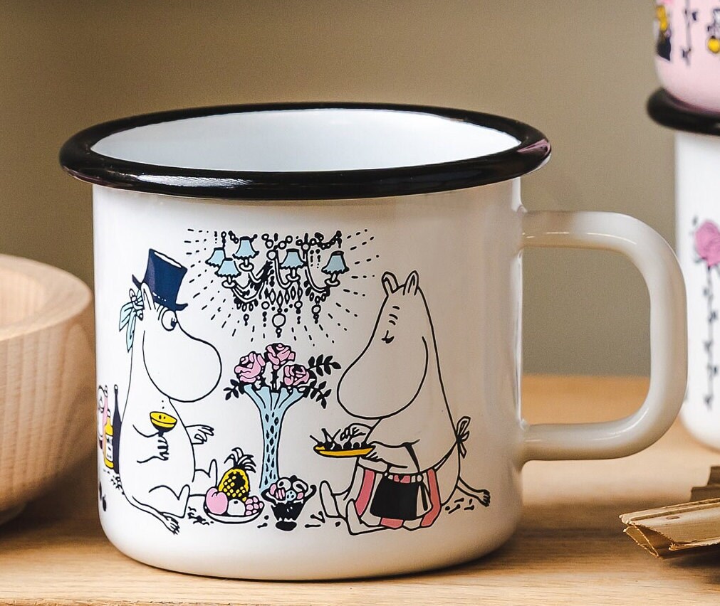 Moomin Mug Émaillé Datenight /Enamel Mugs Moomin Hug