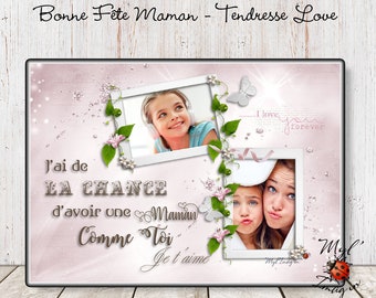 Gift idea "Happy Mother's Day – Tenderness Love" - Mother's Day - Personalized gift