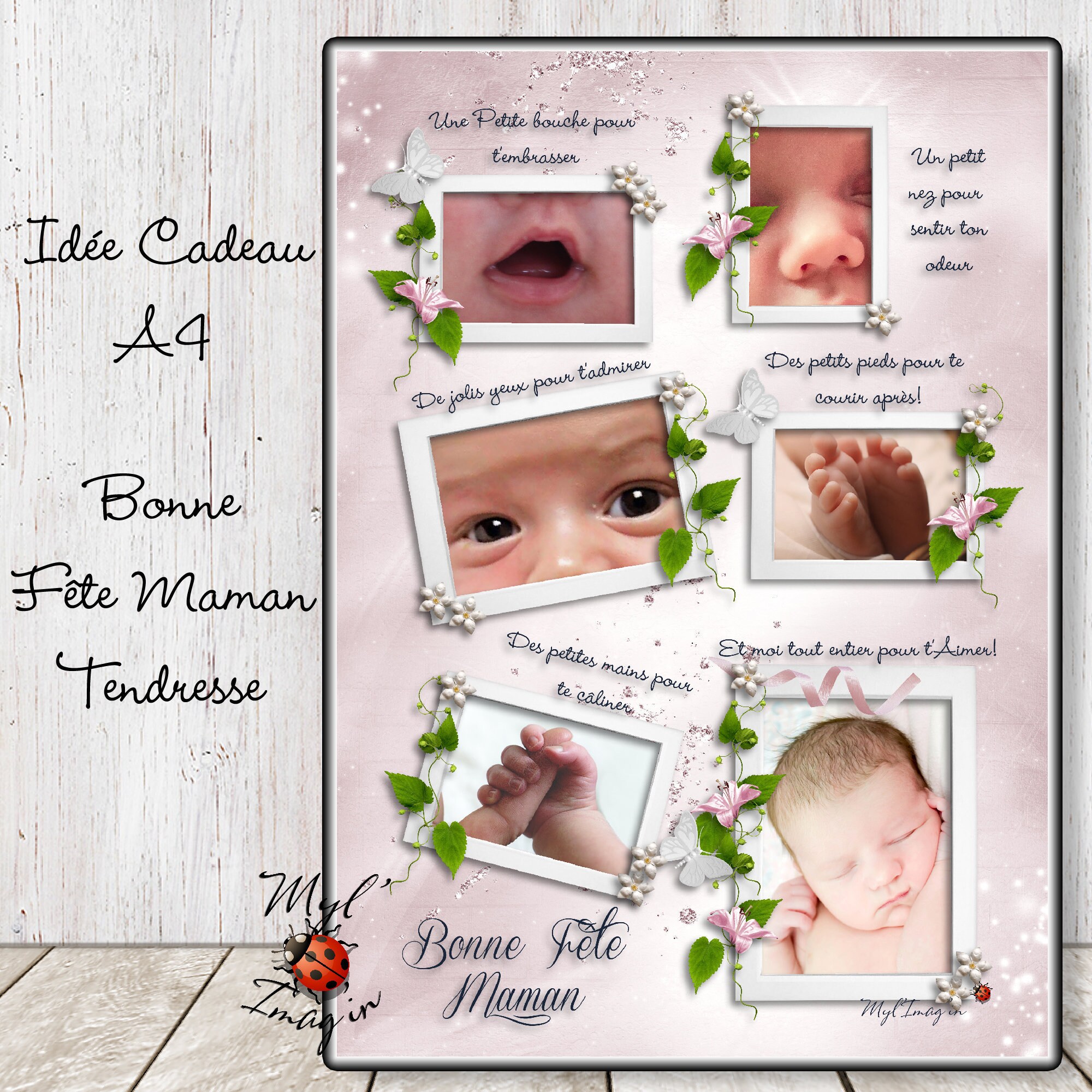 Idée Cadeau Bonne Fête Maman - Tendresse Des Mères Cadeau Personnalisé