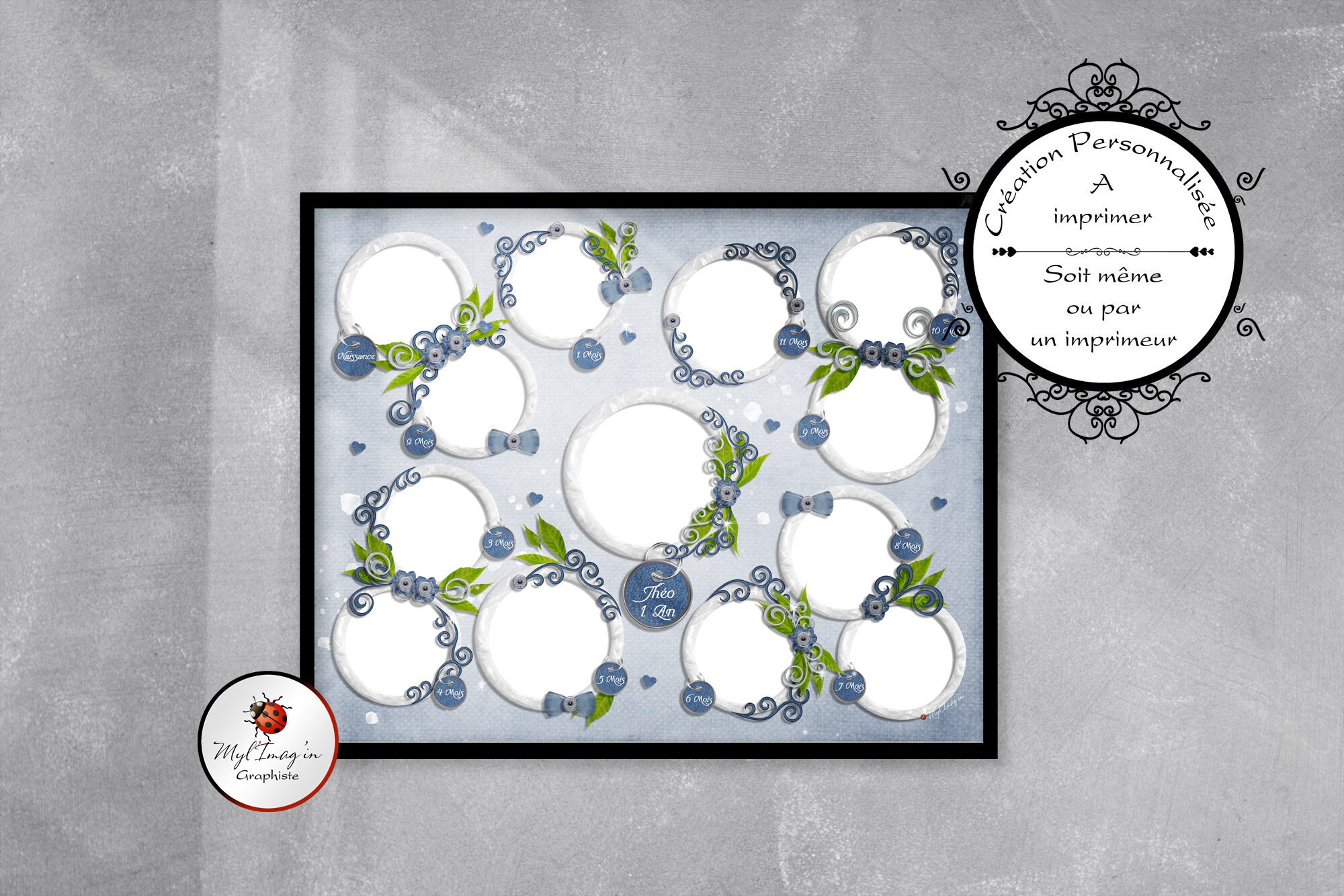 Pèle-Mêle 1Ere Année Bleue Jeans