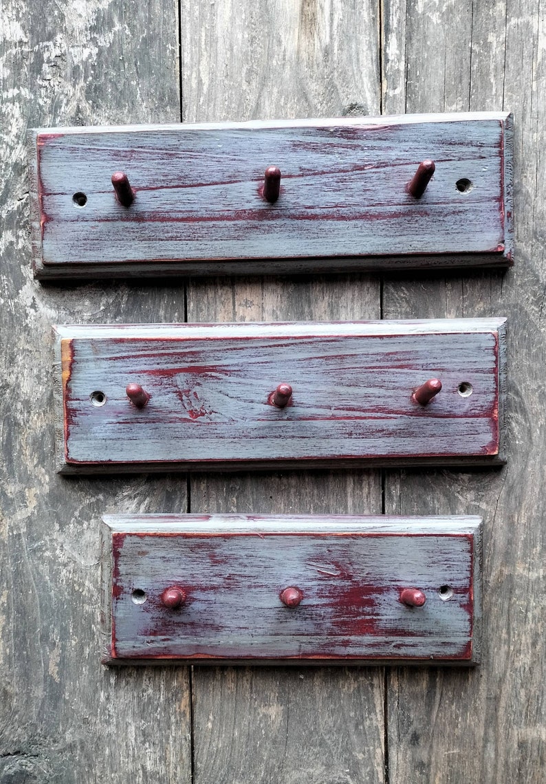 Accroche-torchons porte-torchons en bois patères de cuisine fabrication artisanale image 5