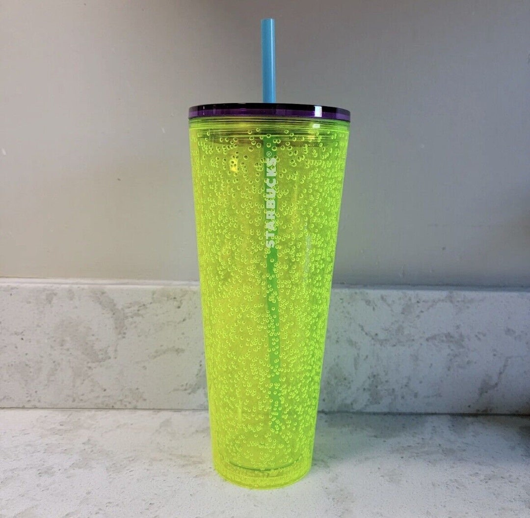 Starbucks Yellow Grid Green Meadow Soft Touch Studded Cold Cup -  Israel