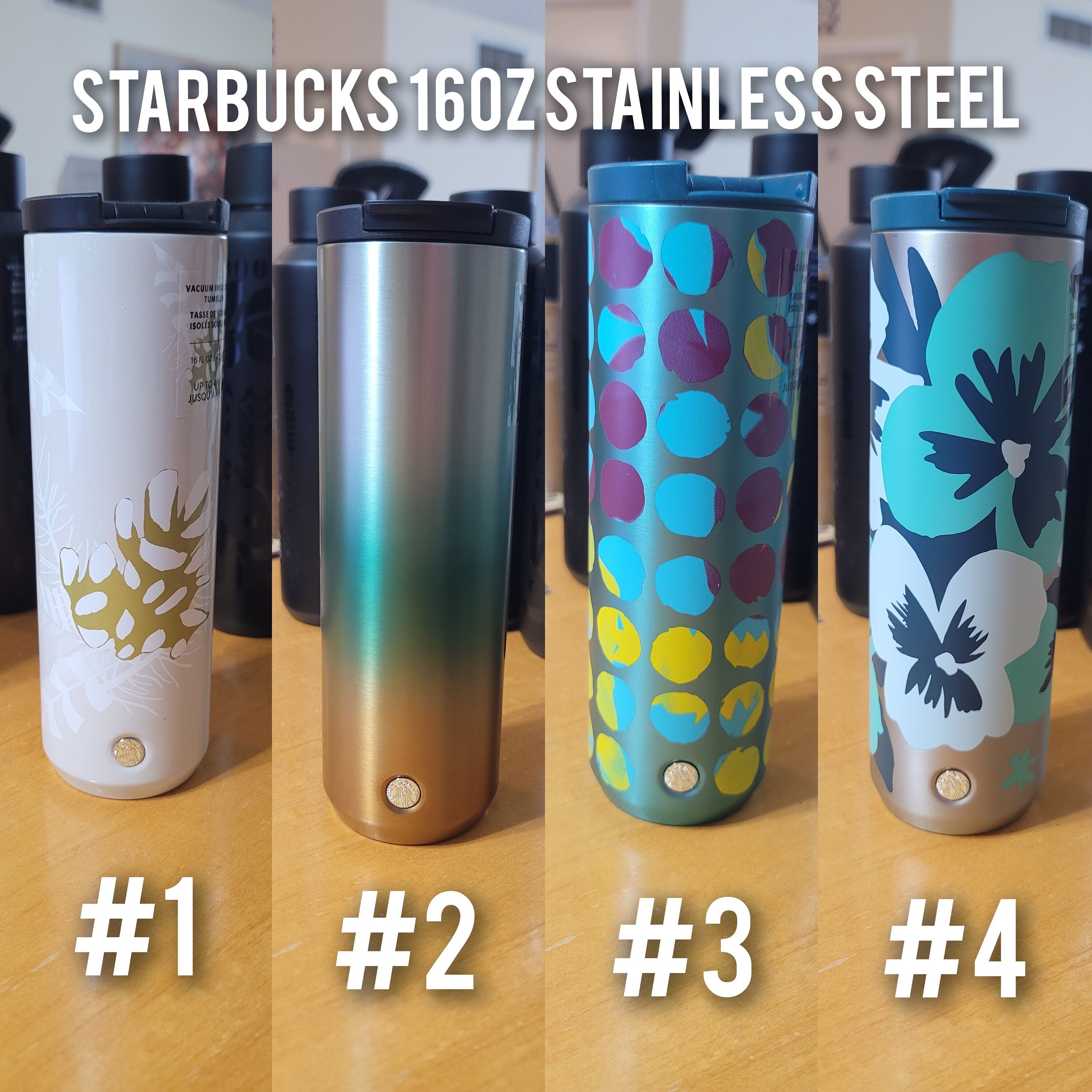 STARBUCKS 18 oz Thermal Travel Coffee Cup Mug - Stainless Steel