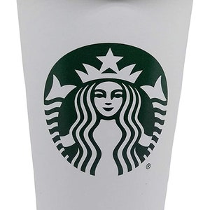 STARBUCKS Reusable Cups Recyclable Grande 16 oz Plastic Travel image 2