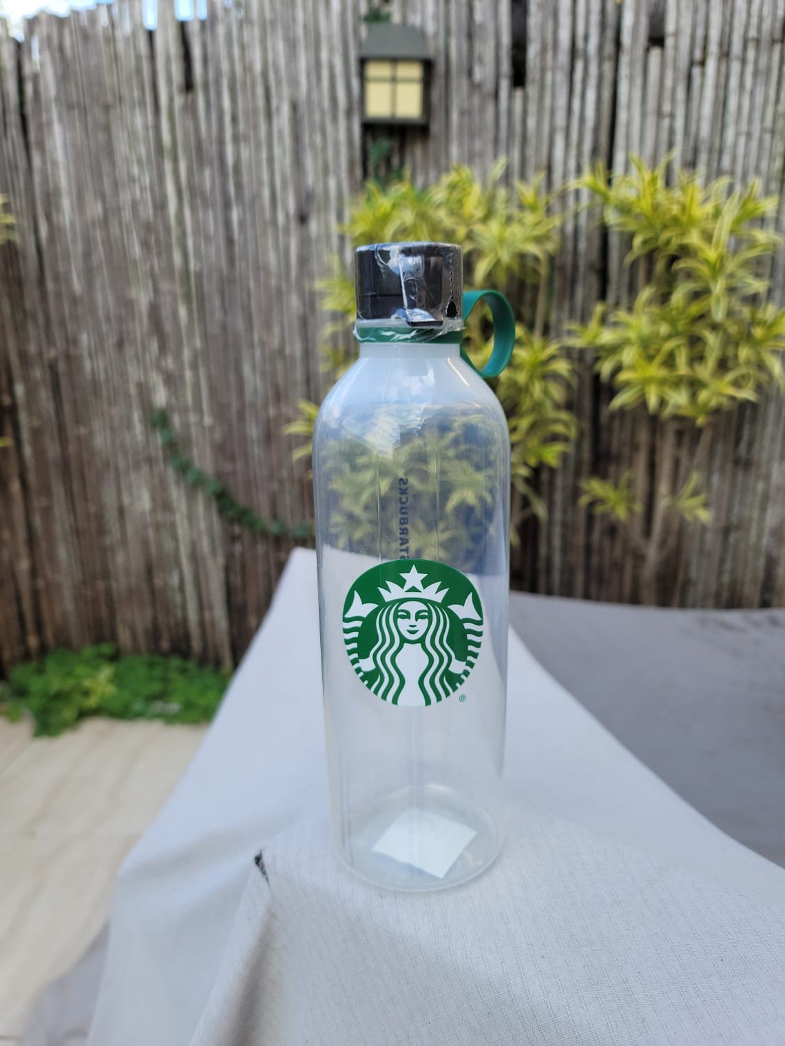 Starbucks Water Bottle Clear Plastic 24oz BPA Free Sealed Etsy