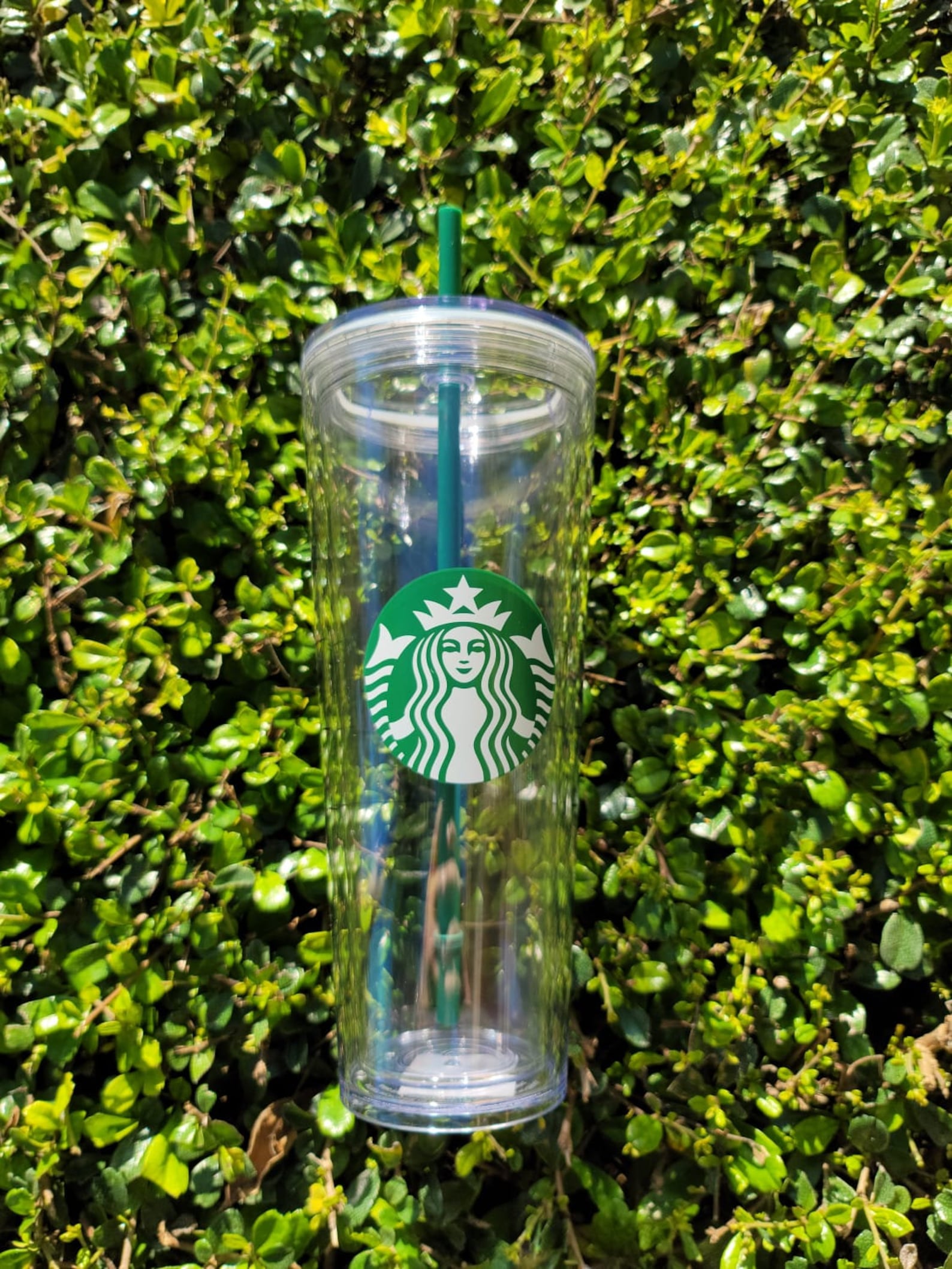 clear venti starbucks tumbler