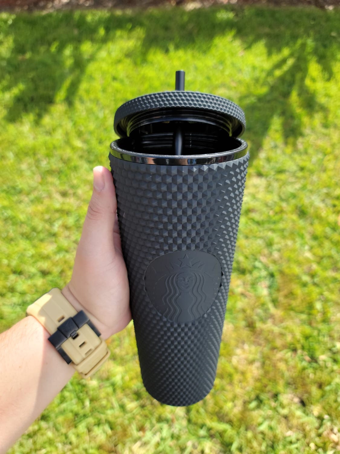 Starbucks Matte Black Studded Tumbler Soft Touch New Release 2021