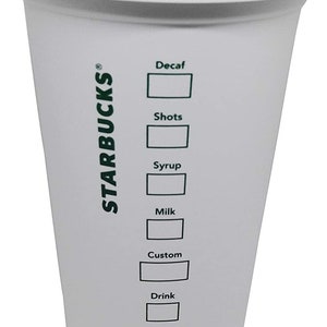 STARBUCKS Reusable Cups Recyclable Grande 16 oz Plastic Travel image 3