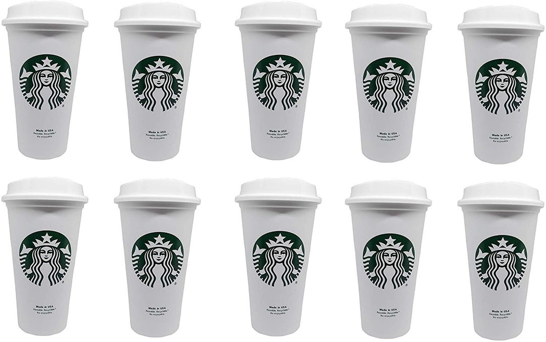 STARBUCKS BULK Reusable Hot Cups Recyclable Grande 16 Oz Plastic Travel