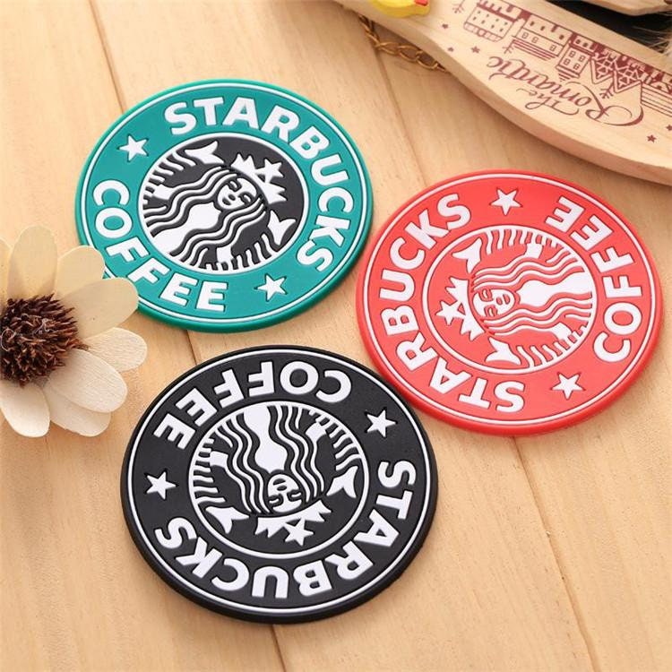 Starbucks Silicone Coasters. Available in Red Green and Etsy