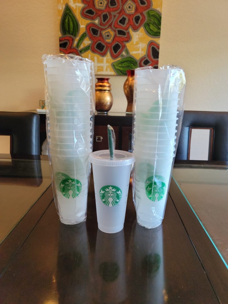 Starbucks Venti Cold Cups 24oz / Bulk Starbucks Cups / Etsy