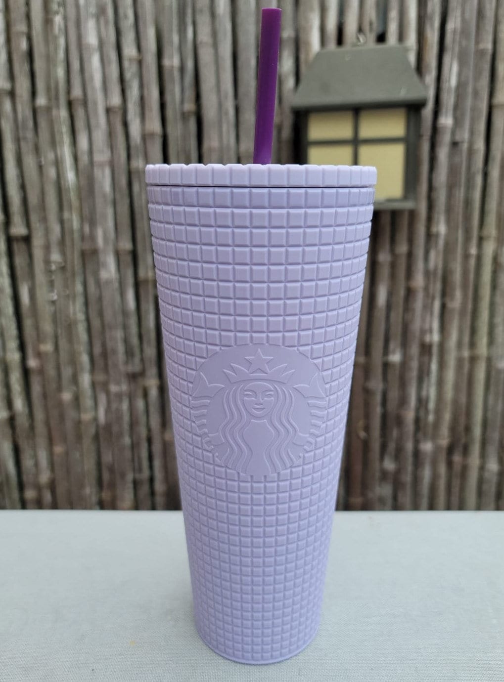 Starbucks Studded Matte Lilac Purple Tumbler Cold Cup, Grande 16 oz 