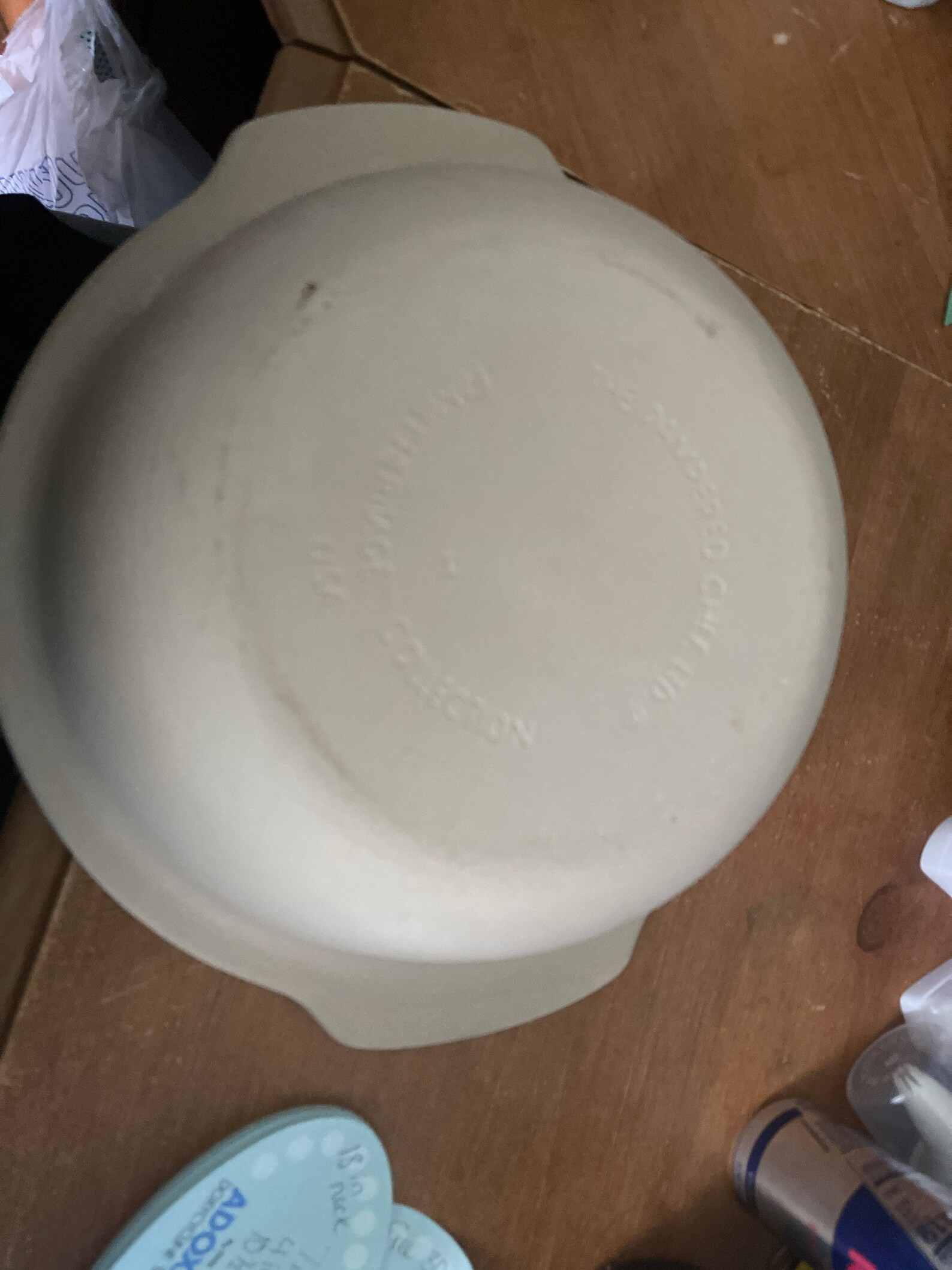 Vintage Pampered Chef Stoneware Baking Bowl Etsy