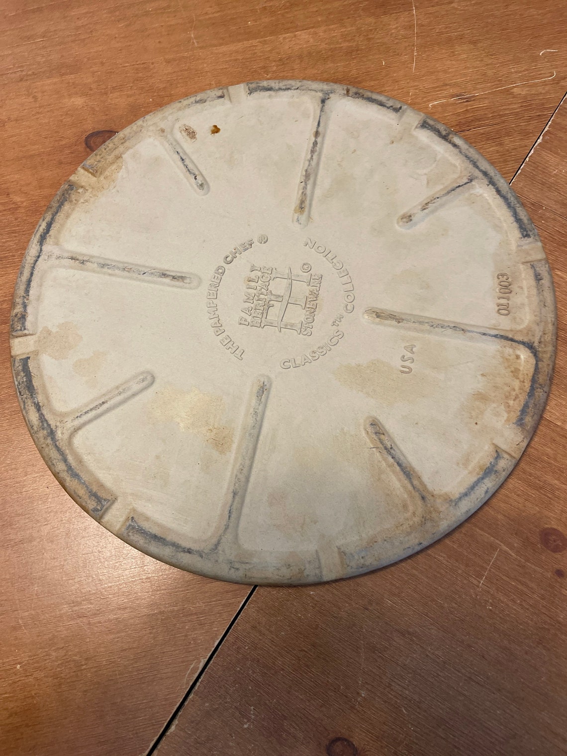 Pampered Chef Stoneware Pizza Stone 13 à Etsy