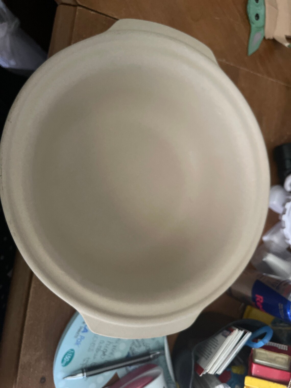 Vintage Pampered Chef Stoneware Baking Bowl Etsy