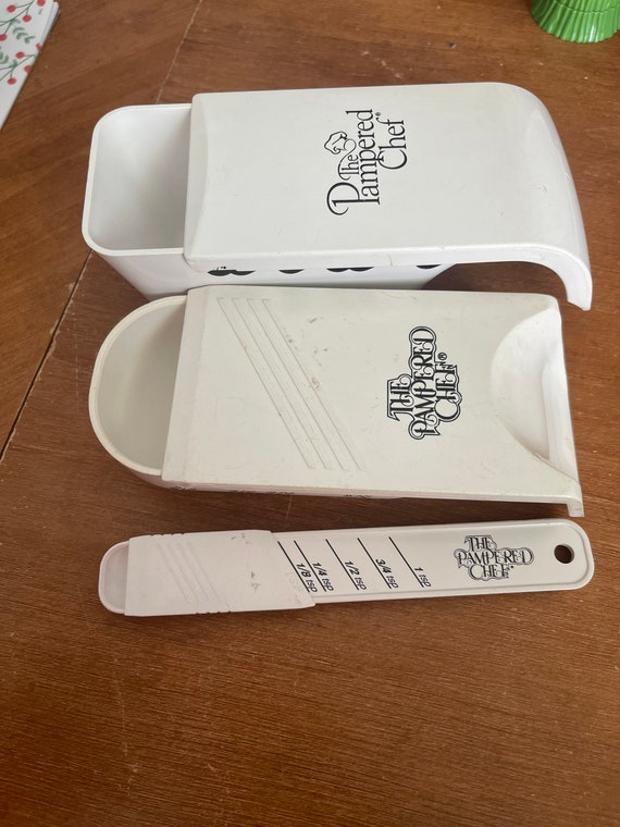 Vintage Pampered Chef adjustable Measuring Spoons Etsy
